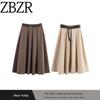 Za Export New Arrival Women's Clothing ZR Fashion Style Fashion All-Match with Belt Cape Style Midi Dress 1971803