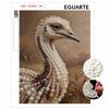 DIY 3D Pearl Diamond Painting Art Set Ostrich Bird Animal Home Decor Art Set Wall Art