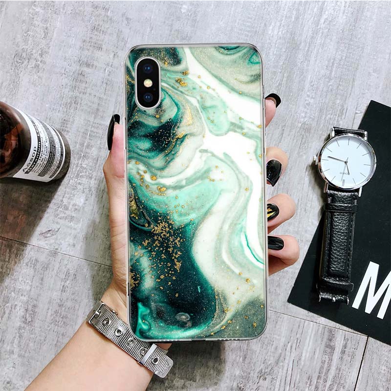 Granite Marble Phone Case For iPhone 17 Air 16 15 Plus 11 14 Pro Max 13 Mini 12 7 8 + SE Pattern Art Customized Cover 17 Air 16