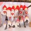 New Set Threepiece Doll Gift Christmas Decor Pendant Home Festivals Landscape