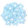 20pcs/lot Double Color Flower Mesh Embroidery Patches Applique For Girls Clothing Dress Headwear Hair Clips Decor Accessories