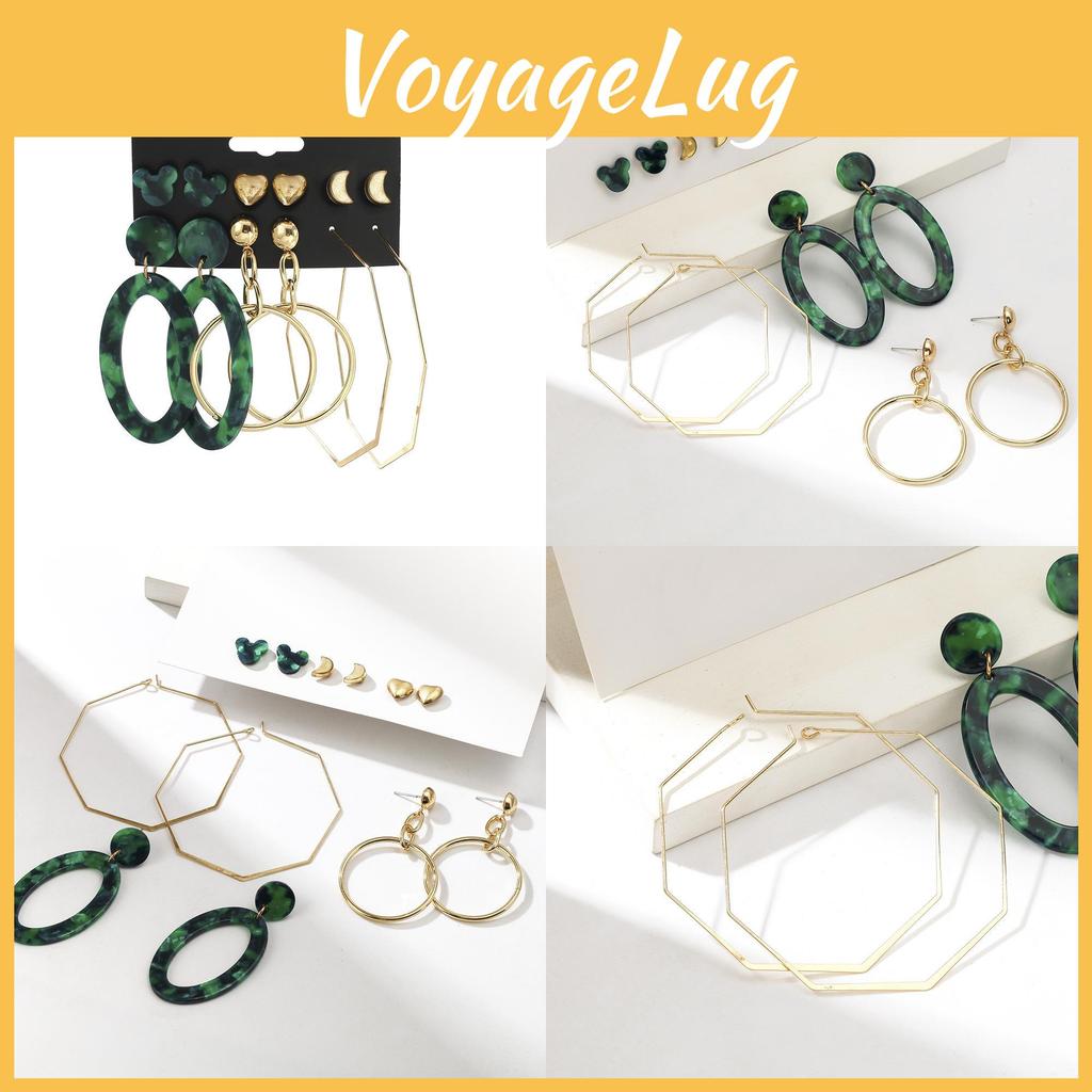 Elegant Alloy Geometric Drop Earrings Simple Plated Womens Fashion Jewelry