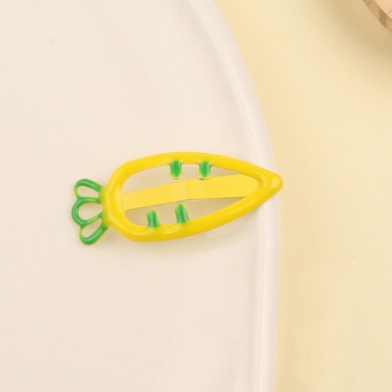 

Девочки Candy clip Carrot Headwear Solid Color Carrot Clip Hair Accessories Lovely Headwear Hairdress Pins Advanced Princess Headdress Hairdress Clip Hair жёлтый