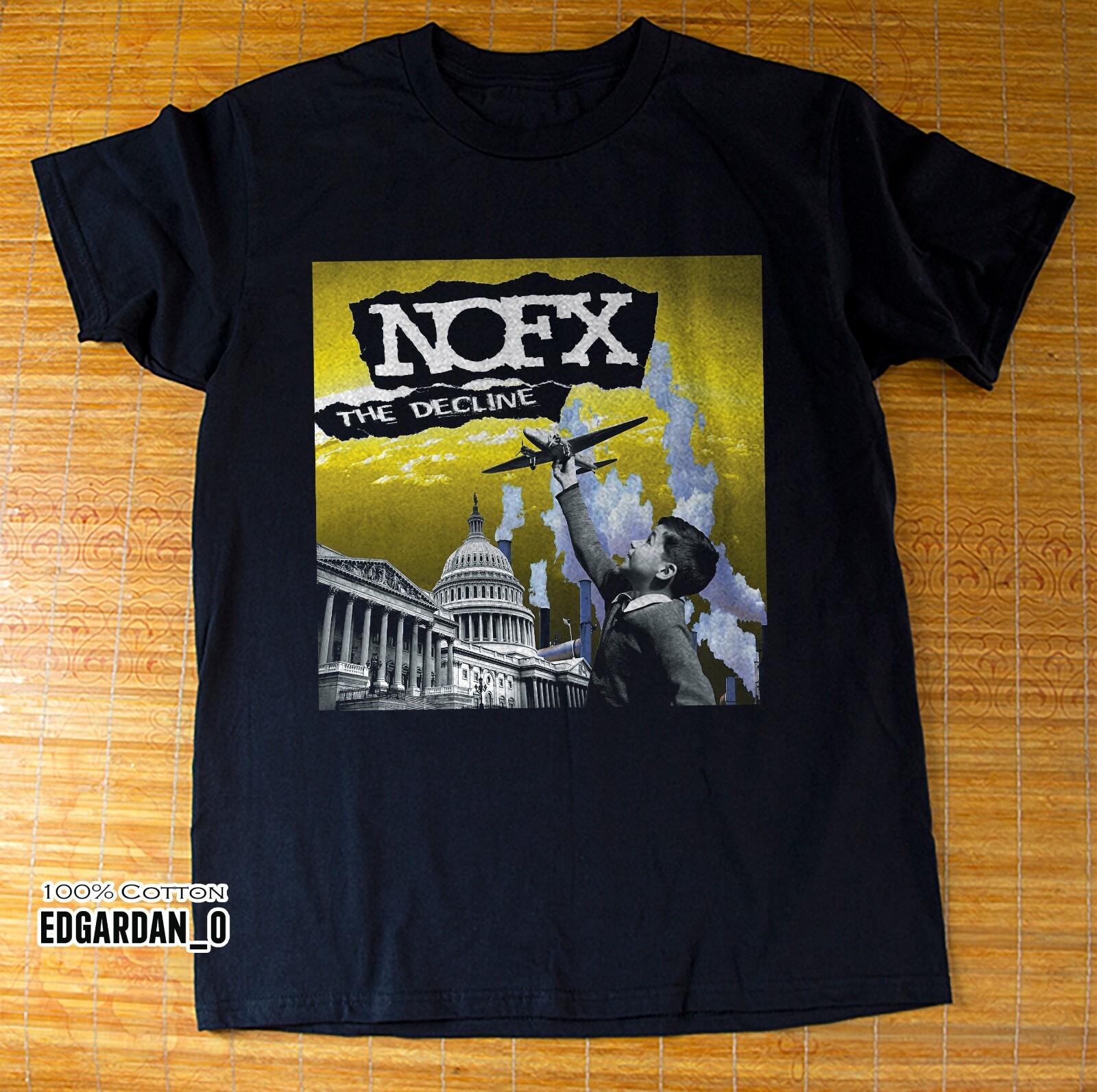 NOFX - The Decline Album 90s Music Black Unisex T-shirt Size S-5XL XXL