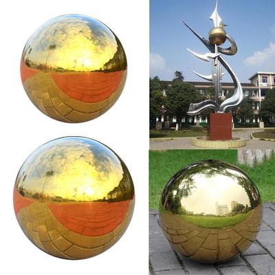 2Pcs 304 Stainless Sphere Home Decor