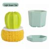 Nano Steel Wire Cactus Cleaning Brush: Kitchen, Pot, Dish, Basin Scrubbing Tool with Handle