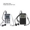 HRD-103 Digital Radio Band 1.5 Inch Rechargeable Dual LCD Display Mini Portable FM/AM