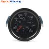 2" 52MM Mechanical Water Temp Gauge 40-130℃/110-265℉ Water Temperature 12V Temp Gauge Yellow Light Car Meter With Sensor NPT 1