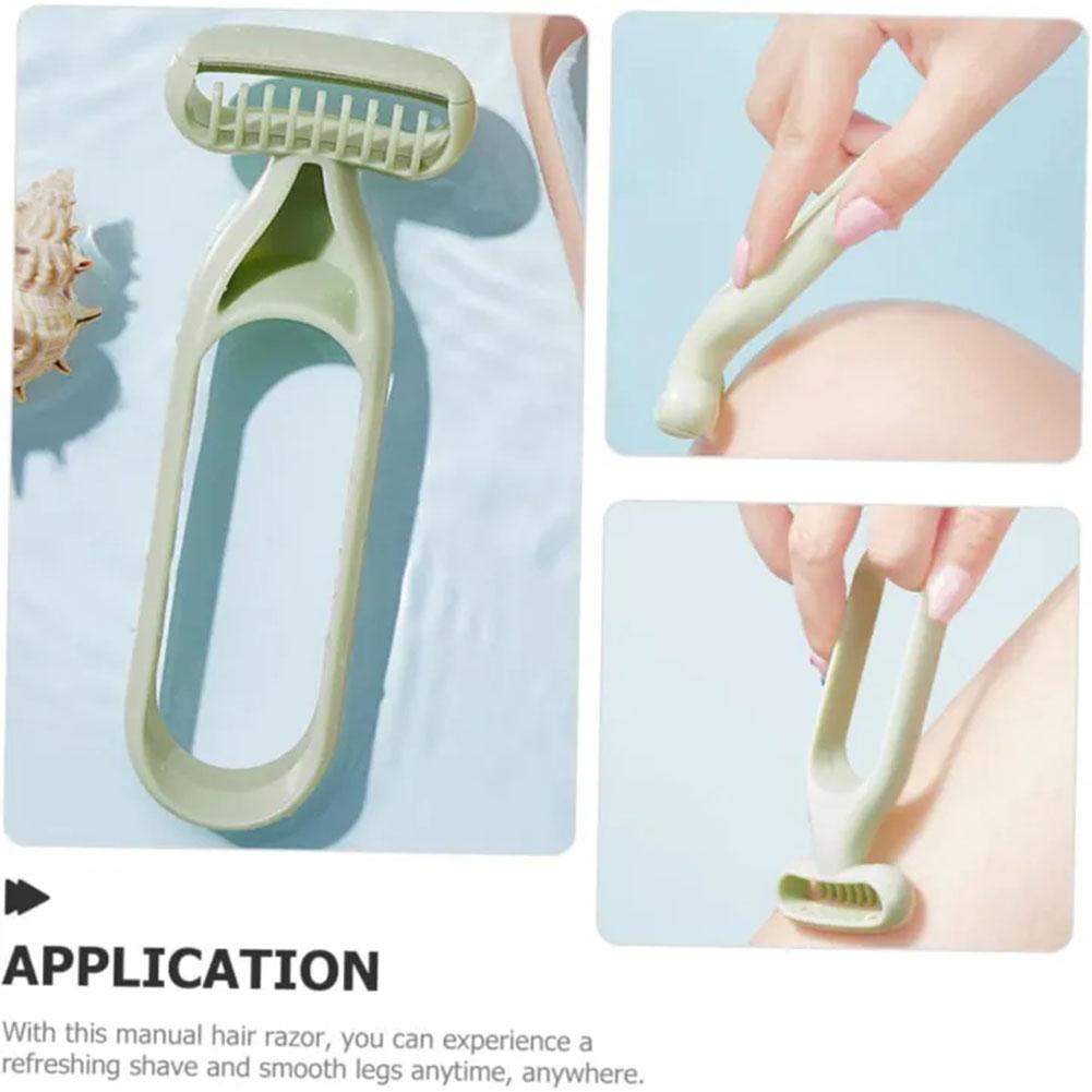 3Colors Non-Sensory Armpit Hair Razor, Leg Hair and Armpit Hair Razor, Macro Blade for Gentle Shaving