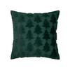 Christmas Throw Pillow Cover Plush Snowflake Christmas Tree Embroidered Living Room Sofa Cushion Holiday Party Decorative Cushion Cover