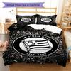 SK Sturm Graz logo Biancheria da letto Set piumino Copripiumino Federa Decorazione per la casa Regalo di compleanno (1 * copripiumino + 2 * federa, senza nucleo)