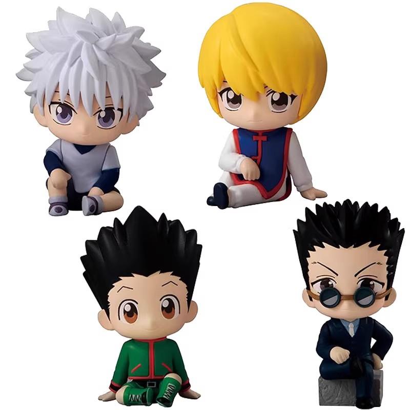 

Hunter Hunter Gashapon Playthings Killua Zoldyck Kurapika Gon Freecss Anime Figure Model Ornaments Playthings great for daily use 5cm to 6cm
