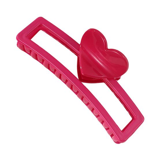 Women Hair Claw Hollow Heart Design Strong Hold Non Slip Hairpins Back Head Shower Hair Clips Hair Accessories