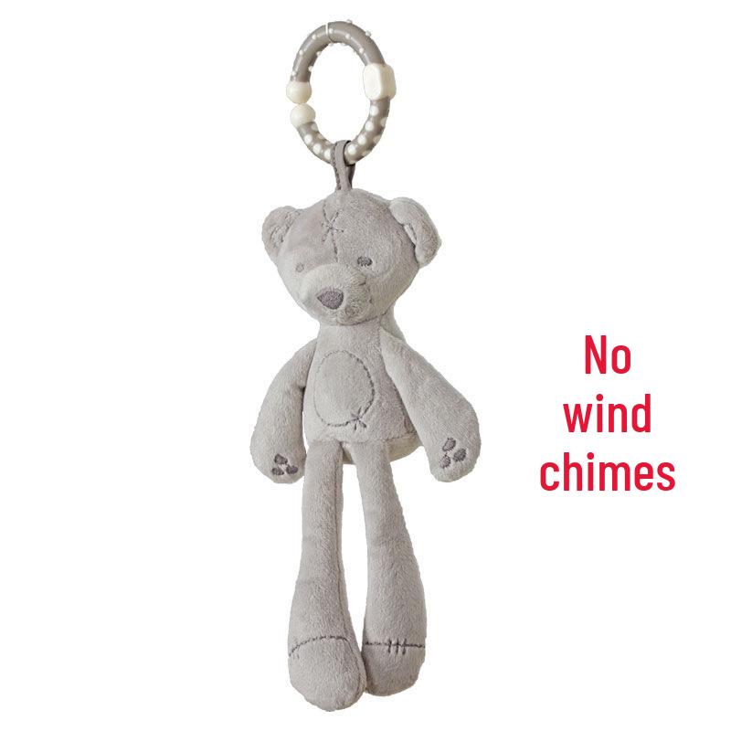 Baby Rattle Wind Chime - Rabbit & Bear Car Hanging Soothing Toy