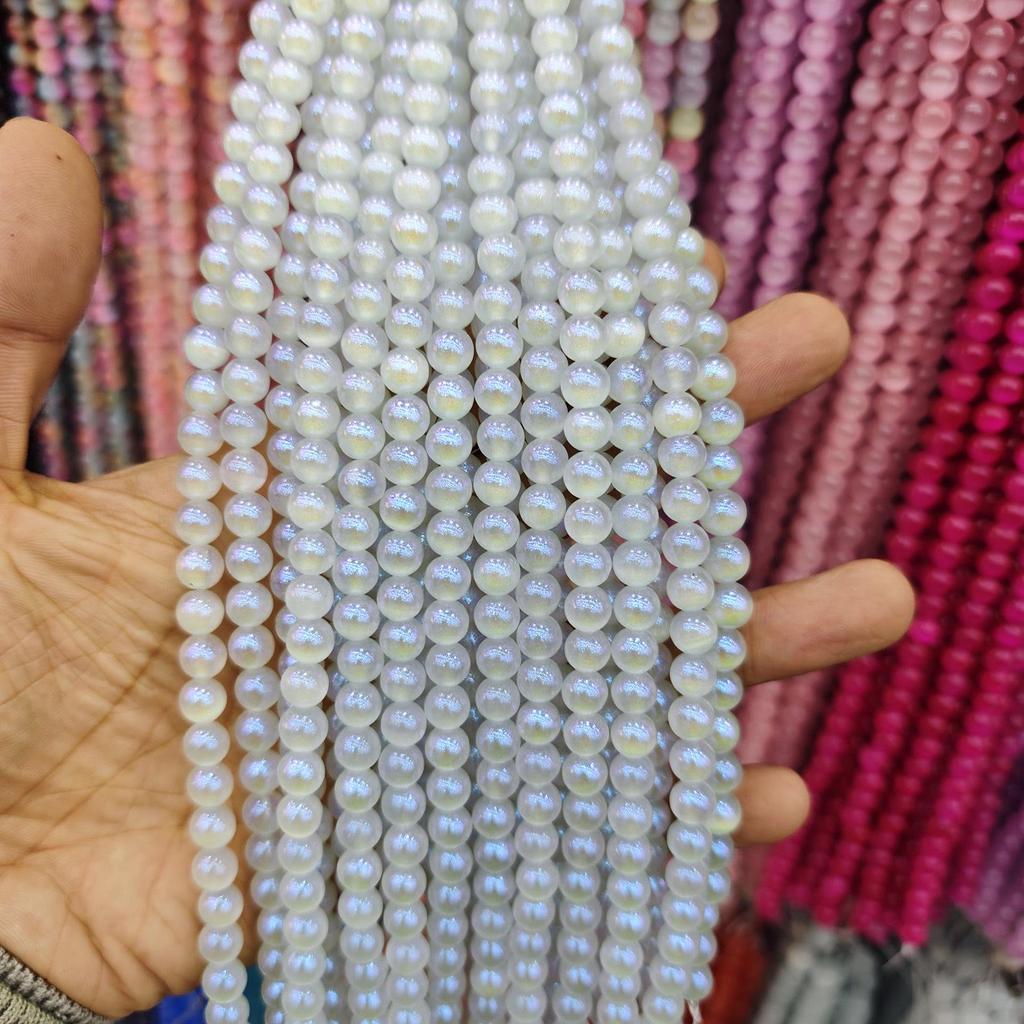 8mm Cat's Eye Stone Beads: Single, Double, Triple-Color, DIY Jewelry Round Beads