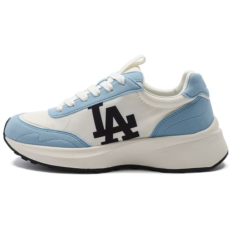 MLB Chunky Jogger Stoff Retro Trend Rutschfest Langlebig Leicht Erhöhte Höhe Niedrige Sohle Dad Shoes Unisex Sneaker Hellblau 3ASXX111N-07BLL 38 gray