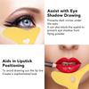 Aid Reusable Silicone Eye Makeup Tool with Cream Applicator for Eye Shadow Mascara Drawing