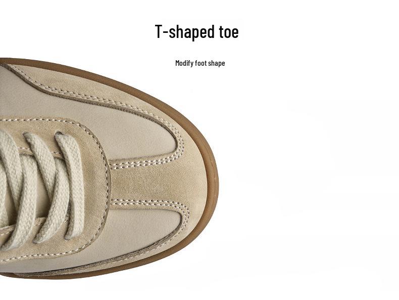 Men's Retro Leather Trainers: Versatile, Lightweight, Wear-Resistant Skate Loafers