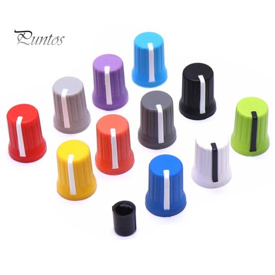 Flexible Rubber Knobs 5Pcs Universal EQ Rotary Knob Replacement Wear Resistant Mini Size Simple Installation Equalizer Potentiometer Fader