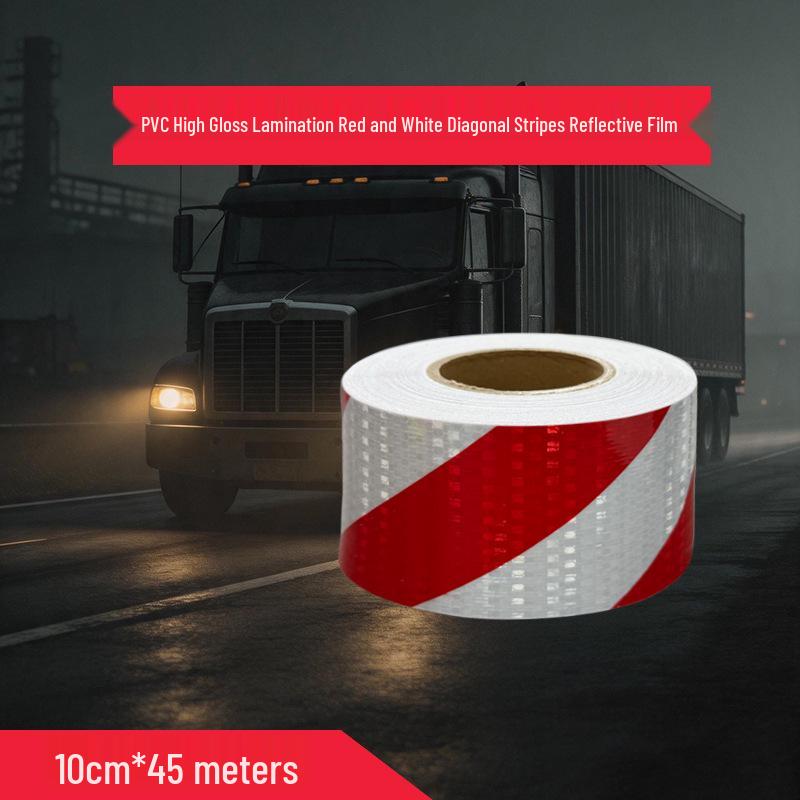 In-Stock Reflective Arrow Safety Floor Stickers - Black, Yellow, Red, White for Warehouse Nighttime Use