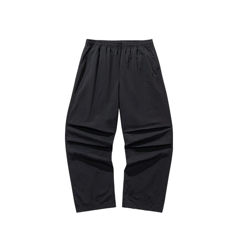

Anta Mens Woven Long Pants Summer 2026 Casual Pants Men bottoms Basic-Black 952628501-4 S