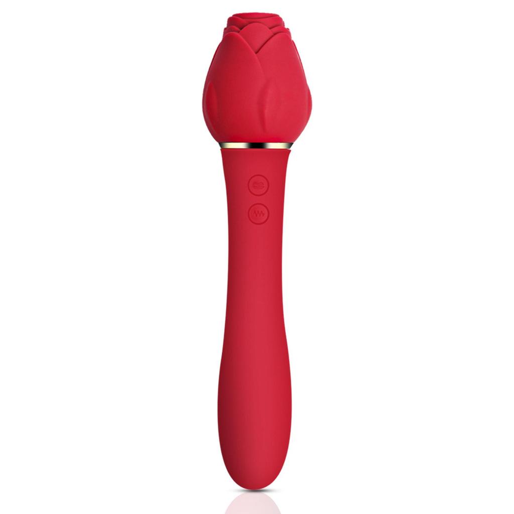 Vibratore clitorideo alla rosa: Massaggiatore Succhiante e Vibrante per il Piacere Femminile