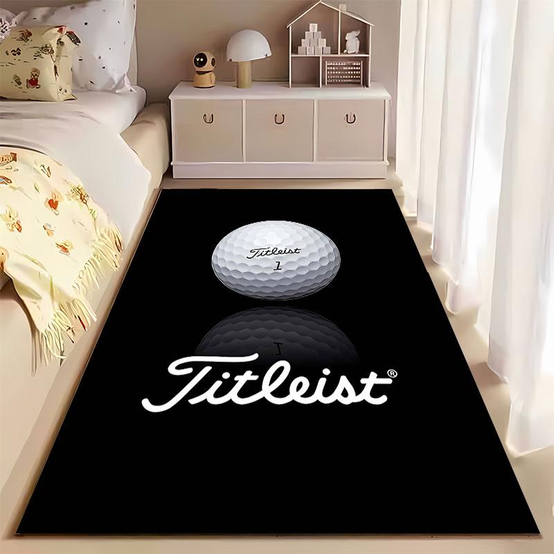 Golf Ball Design with Titleist Logo Suitable As a Non-slip Mat for the Living Room or Bedroom Sofa