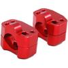 Lenker Fett Lenkererhöhungen CNC-Aluminium Montageklemme Adapter Austausch 7/8" - 1 1/8" für CRF YZF KXF KLX RMZ DRZ KX RM YZ SX EXC XC 65 85 125 250