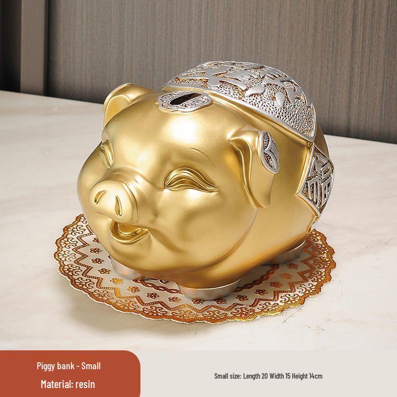 2026 Kreatives Sparschwein: Einzigartiges Sparschwein-Ornament mit großem Fassungsvermögen