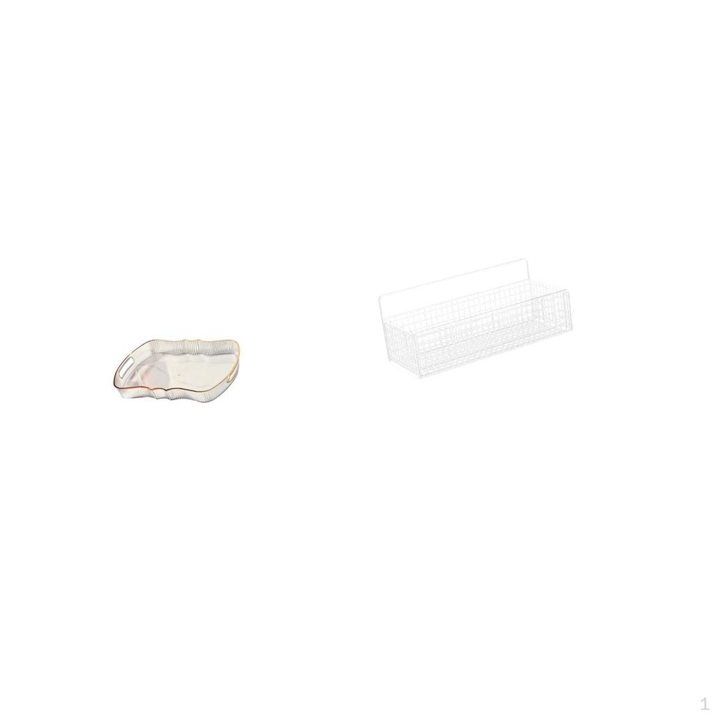 Elegant Multifunctional Food And Bathroom Vanity Tray for Fruit Cafe Cafeteria Use with Cosmetic