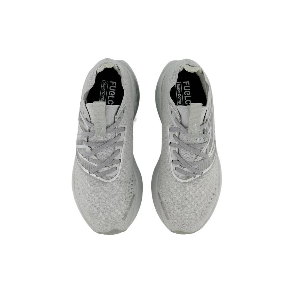 New Balance Scarpe da Ginnastica da Donna FuelCell SuperComp Low Grigio Nimbus Marmo Argento WRCXED2