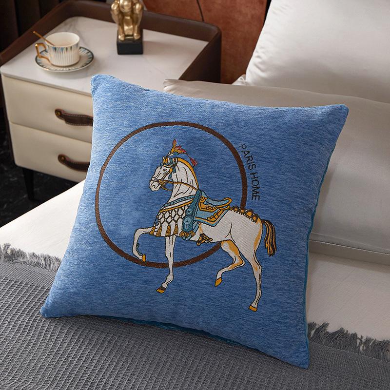 Chenille Pillow Case Square Cushion Cover Casual Sofa Throw Pillow Case Holiday Home Pillow Modern Decorative Decoration