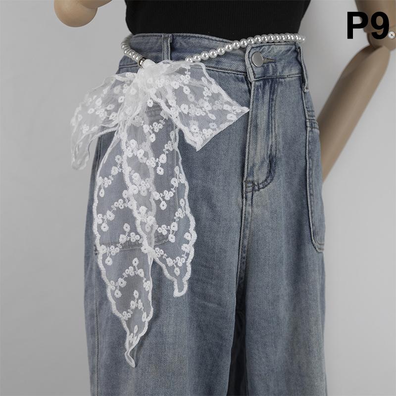 Ретро кружевной шелковый шарф длинный высококачественный универсальный декоративный стример повязка на голову многофункциональный шарф повязка на голову головной убор