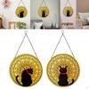 Decorative Metal Wall Decor Hanging Disc Christmas Sculpture for Bedroom Study Indoor Living
