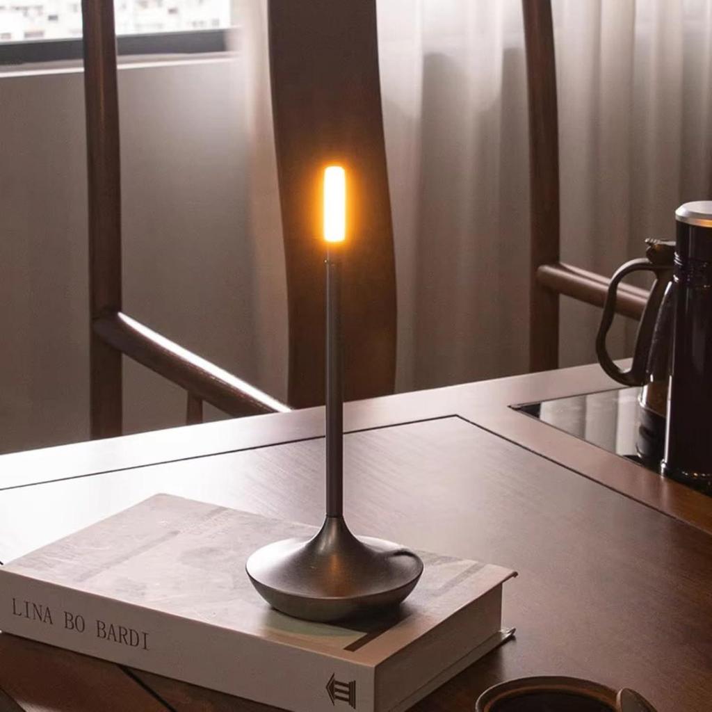Cordless Table Lamp – Rechargeable Touch Lamp with 3 Light Modes & Dimmable Brightness | Long Press To Dim, Portable Night Light