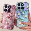 Flower Butterfly Luxury Girly Fashion Casing For Motorola Edge 70 Moto X70 Air Phone Case Soft Slim Silicone TPU Back Cover