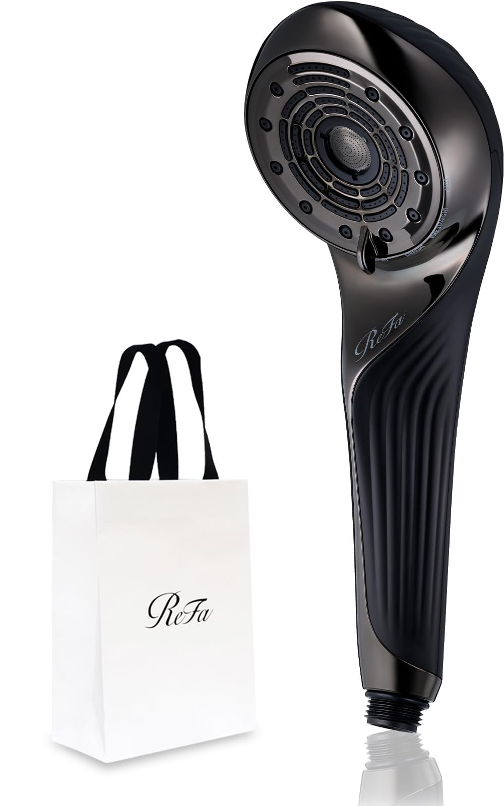 

store ReFa FINE BUBBLE FINE BUBBLE U Black Shower head with shopper Nano bubble bath supplies Bath New model [Official only] U/ReFa