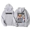 Khabib Nurmagomedov Fighting Graphic Hoodies Men's Clothing Harajuku Retro Long Sleeve Oversized Sweatshirt