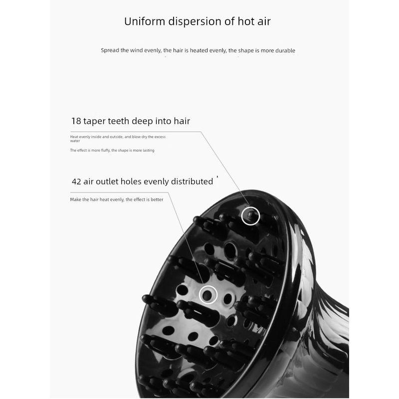 Hair Dryer Fan Cover For Home Drying Cover Curly Hair Dryer Drying Cover Curly Hair Blowing Interface Neutral Hair Dryer