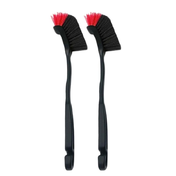 2Pcs Car Tire Wheel Cleaning Brush Detailing Brushes Wash Tool Wheel Tire Cleaning Nonslip Handle Accessories