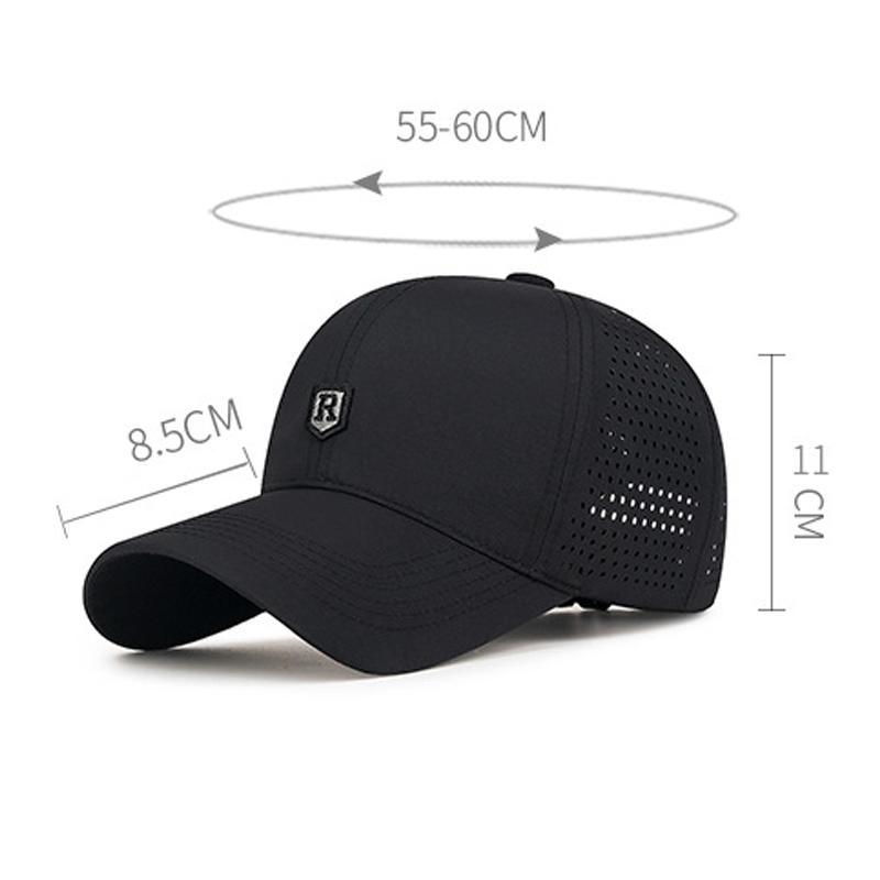 Summer Thin Quick-Drying Cap Men Women Breathable Mesh Cap Outdoor Sports Sunshade Baseball Cap