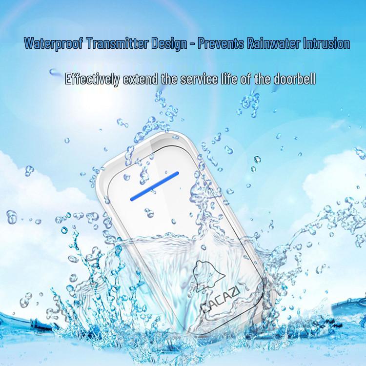 Smart Wireless Doorbell: Waterproof Remote Control Pager for Elderly