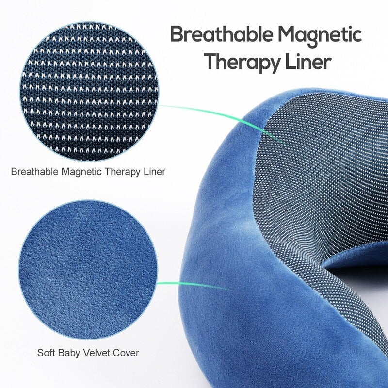 Pillows Travel Pillow Memory Foam Neck Red