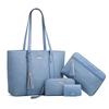 Fashionable Tassel Handbag 4-Piece Set
