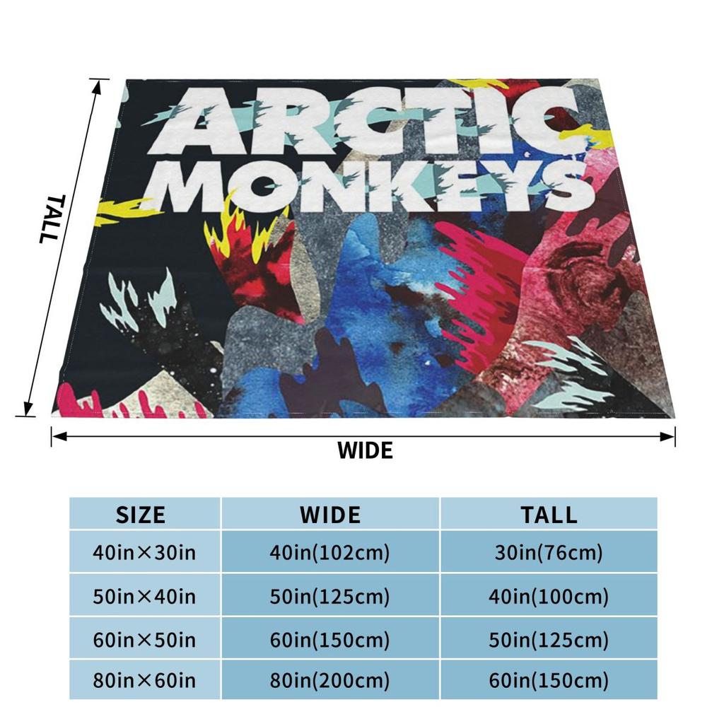 A-Alex Turner A-Arctics Monkeys Music Tour Blankets Soft Warm Flannel Throw Blanket Bedding for Bed Living room Picnic Home Sofa