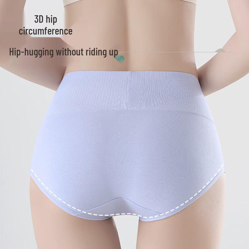 Montagut Women's High-Waist Tummy Control Antibacterial Briefs