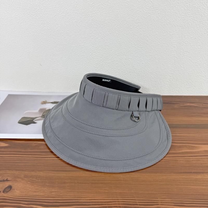 

Весна/Лето Женская новая солнцезащитная шляпа для путешествий на открытом воздухе солнцезащитная шляпа с защитой от ультрафиолета one size темно-серого