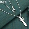 925 Sterling Silver Fashion Snake Chain Long Necklace Wedding Gift Jewelry