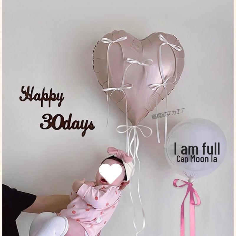 Baby Milestone Photo Props: 30/100 Days Balloons & Decorations for Boys & Girls