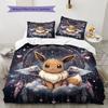 Dark Magical Creature Pattern Bedding Quilt Set Quilt Cover Pillowcase Home Decoration Birthday Gift (1 * Duvet Cover + 2 * Pillowcase, Without Core)